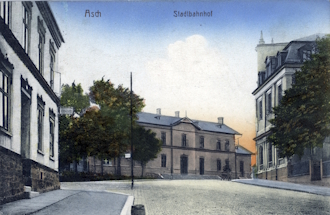Aš - nádraží město