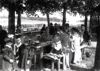 Biergarten vom Gasthaus Zimmermann