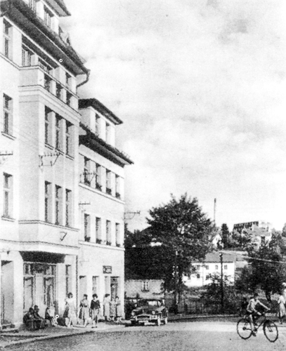 Cafe Künzel kolem 1960 Cafe Künzel kolem 1960