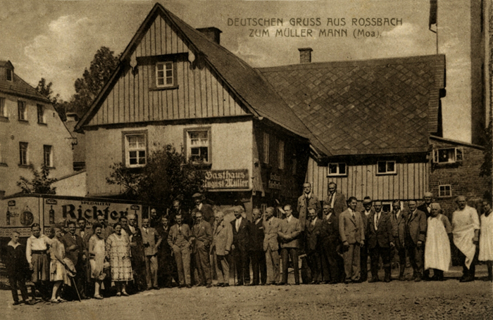 Gasthaus Müller-Moa kolem roku 1930