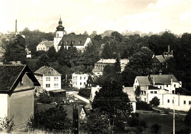 Hostinec Zum Rosental kolem roku 1960