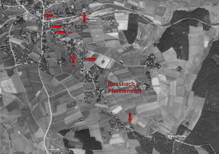 Luftaufnahme Pfannenstiel 1948