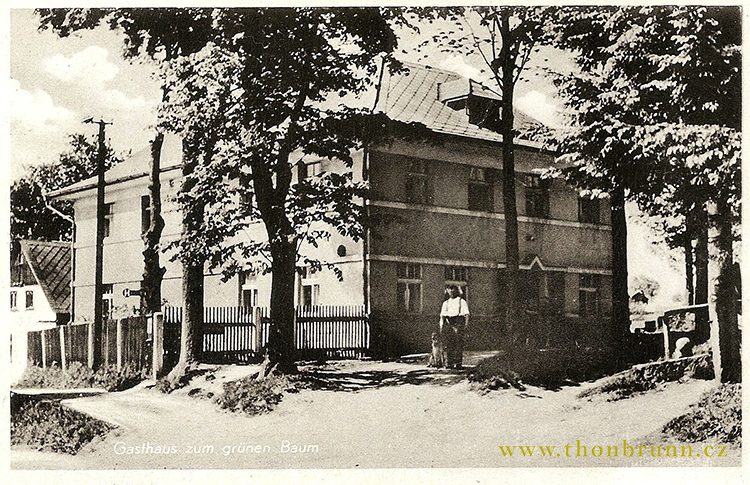 Gasthaus Zum Grünen Baum um 1940