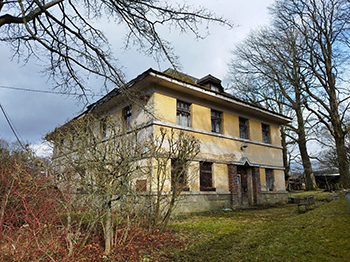 Současná podoba bývalého hostince Zum Grünen Baum (2012)