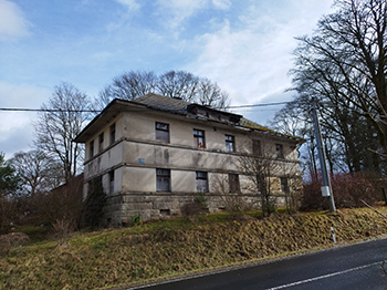 Současná podoba bývalého hostince Zum Grünen Baum (2012)