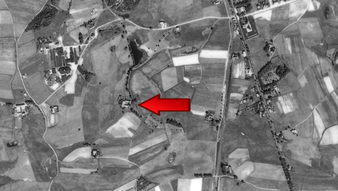 Letecké snímkování z roku 1948