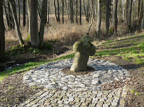 Kamenný kříž v Kaiserhammeru