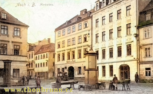Hotel Zur Post um 1900