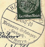 Stempel Haslau 1940