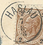 Stempel Haslau 1898