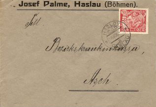 Postkarte 1927