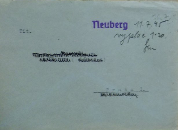 Brief von 1945