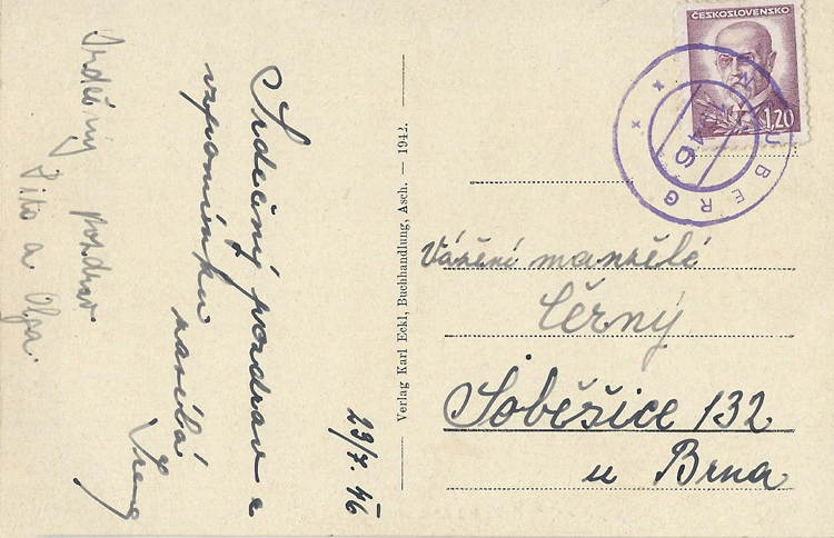 Brief von 1946