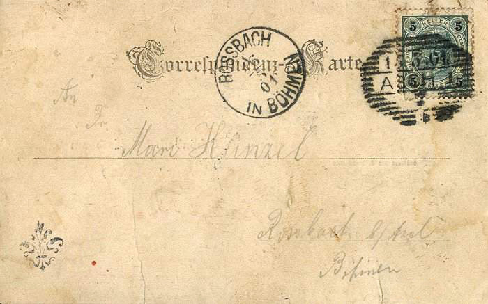 Brief von 1901