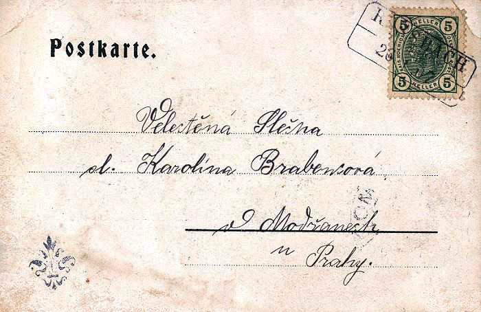Brief von 1907