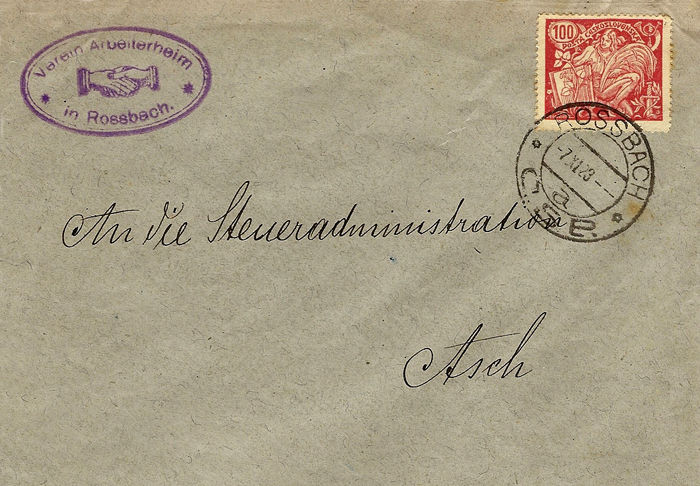 Brief von 1923