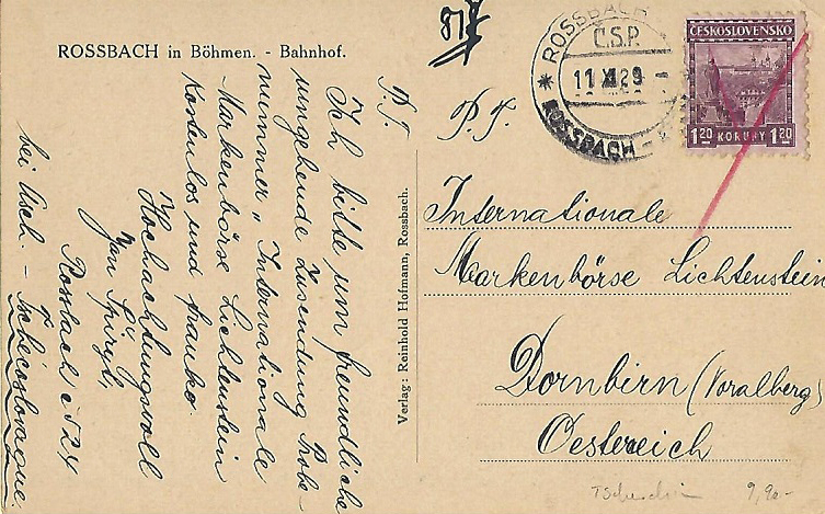Brief von 1931