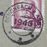 Schönbacher Stempel 1946