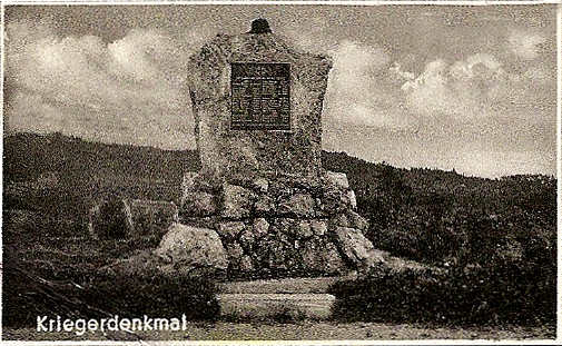 Steingrüner Kriegerdenkmal